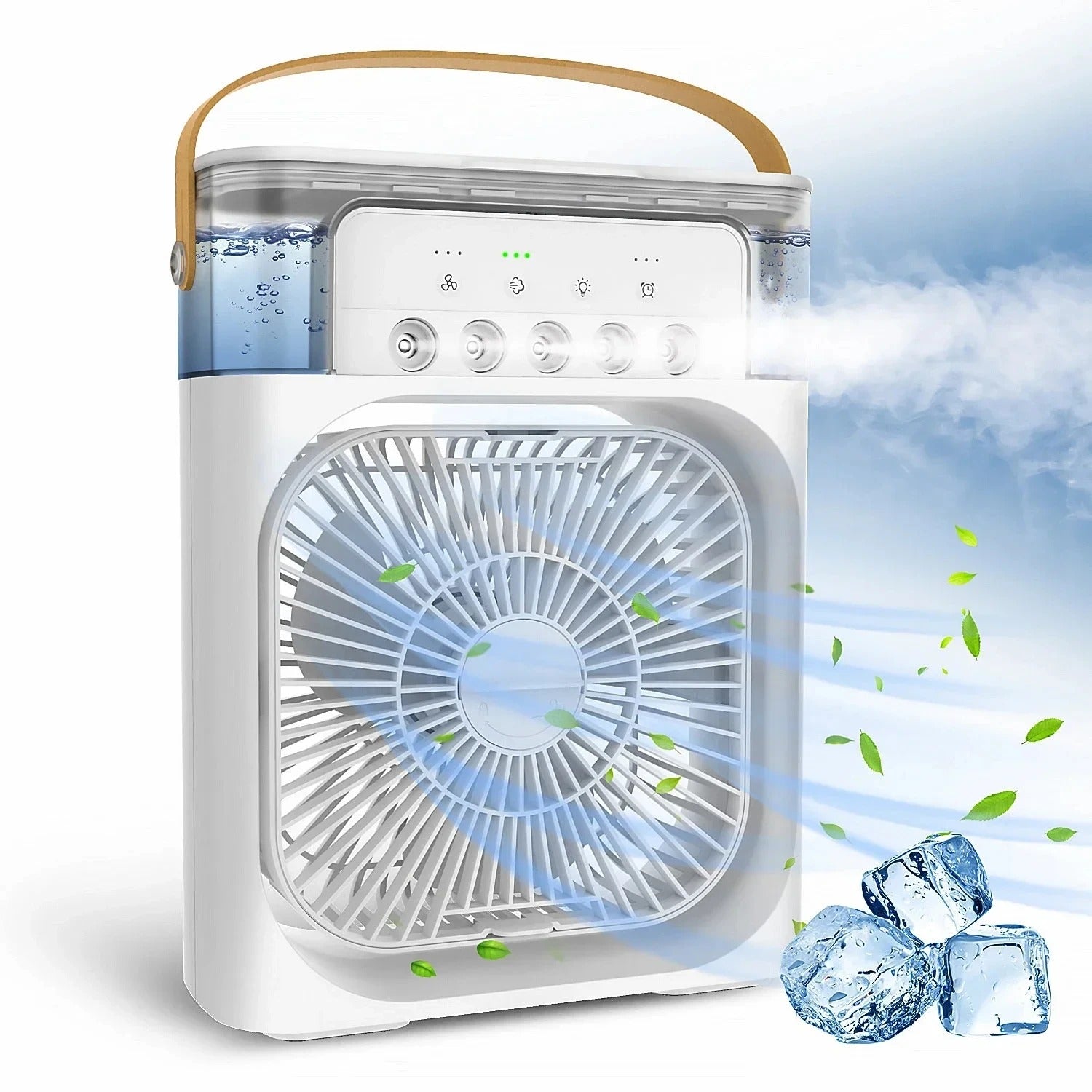 Ventilador Humidificador Aire 2 En 1